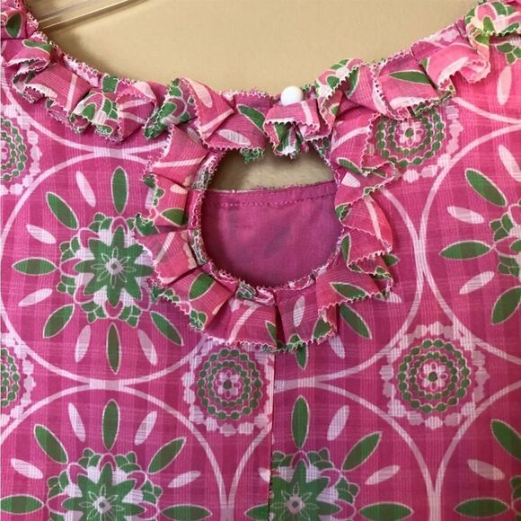 Lilly Pulitzer Dasha Silk Blend Pink Floral Dress - Picture 7 of 16